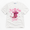 Birthday Girl Cowgirl Premium Graphic T-Shirt - Birthday catona-1144-v1