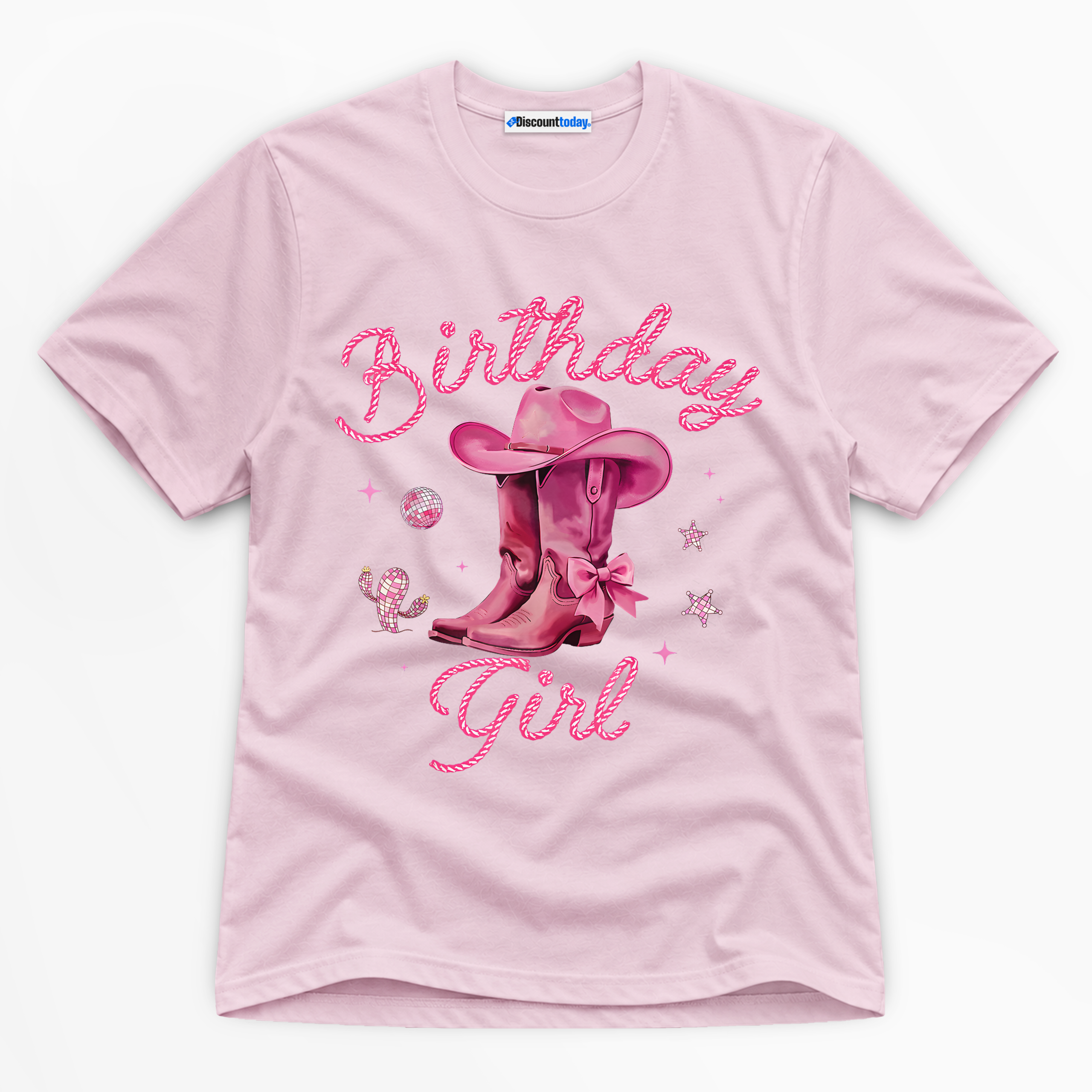Birthday Girl Cowgirl Premium Graphic T-Shirt - Birthday catona-1144-v3