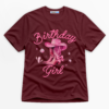 Birthday Girl Cowgirl Premium Graphic T-Shirt - Birthday Birthday Girl Cowgirl Premium Graphic T-Shirt - Birthday