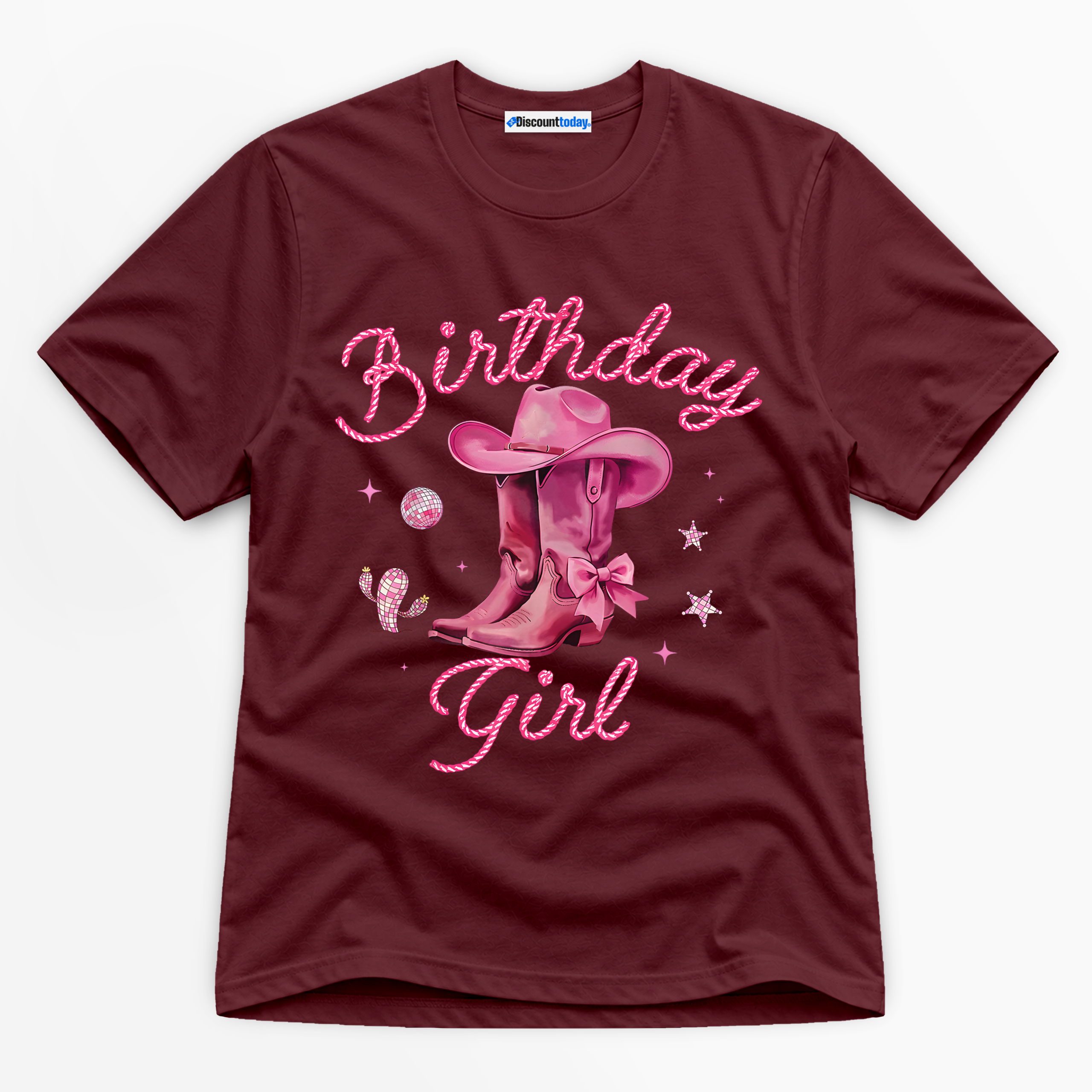 Birthday Girl Cowgirl Premium Graphic T-Shirt - Birthday Birthday Girl Cowgirl Premium Graphic T-Shirt - Birthday - Image 6