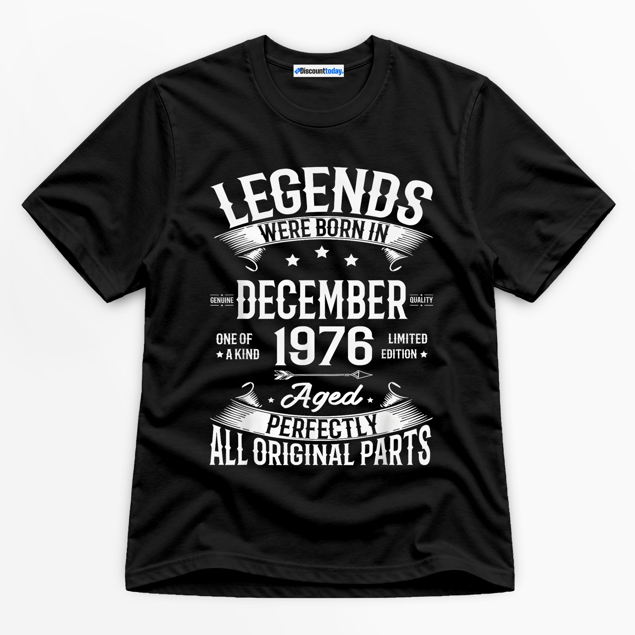 Legends Were Born In December 1976 Premium Graphic T-Shirt - Birthday catona-1146