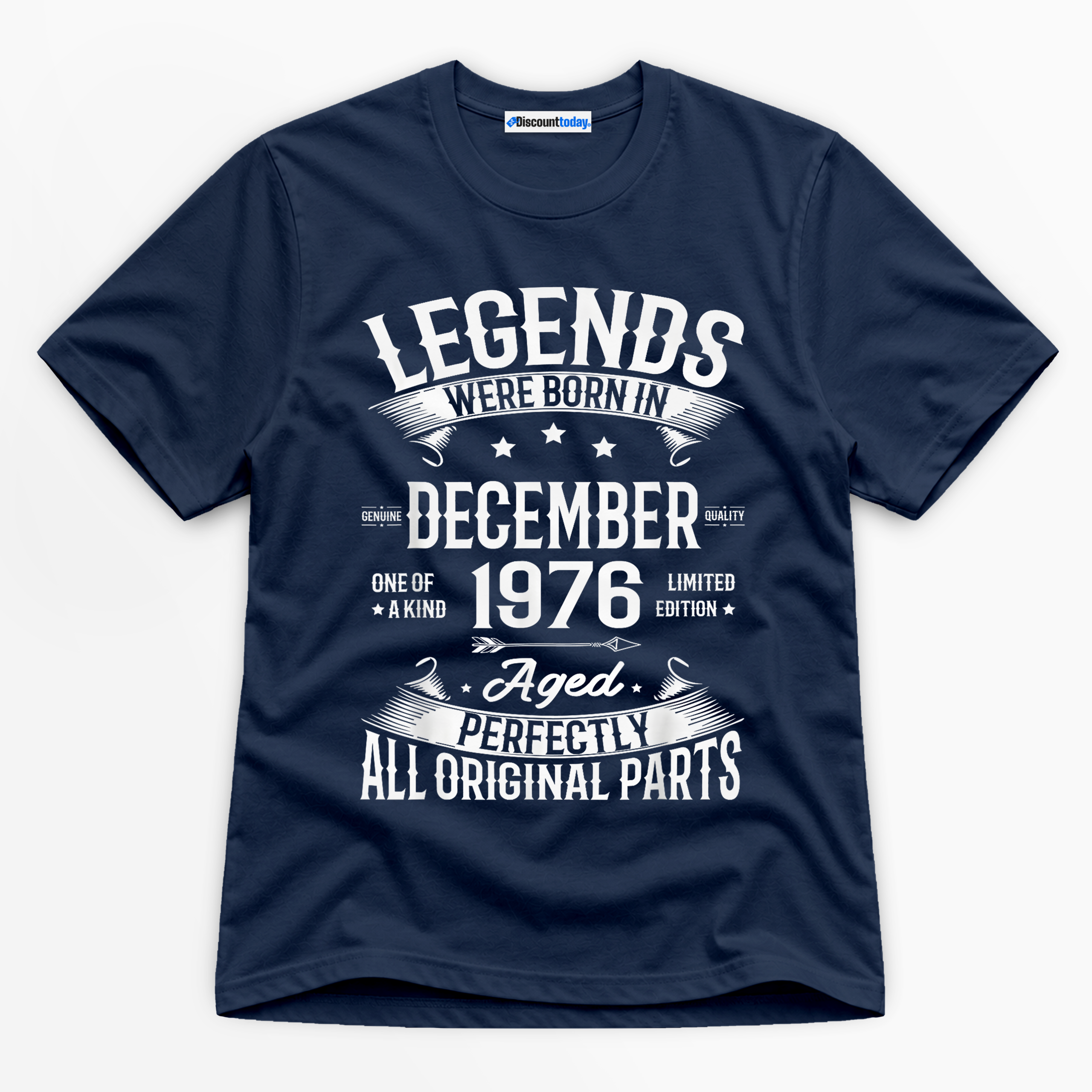 Legends Were Born In December 1976 Premium Graphic T-Shirt - Birthday catona-1146-v1