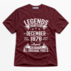 Legends Were Born In December 1976 Premium Graphic T-Shirt - Birthday catona-1146-v2