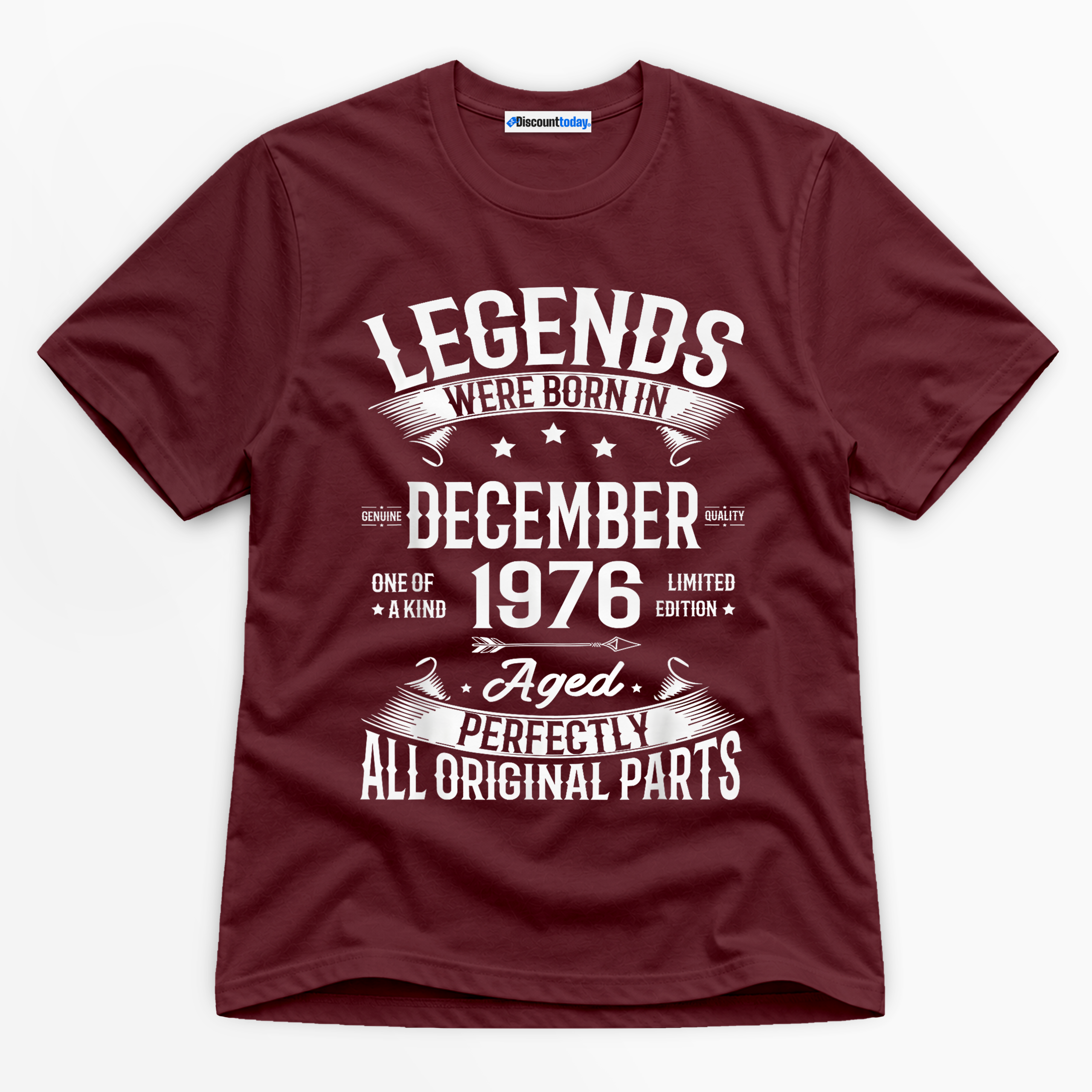 Legends Were Born In December 1976 Premium Graphic T-Shirt - Birthday catona-1146-v2