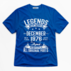 Legends Were Born In December 1976 Premium Graphic T-Shirt - Birthday catona-1146-v4