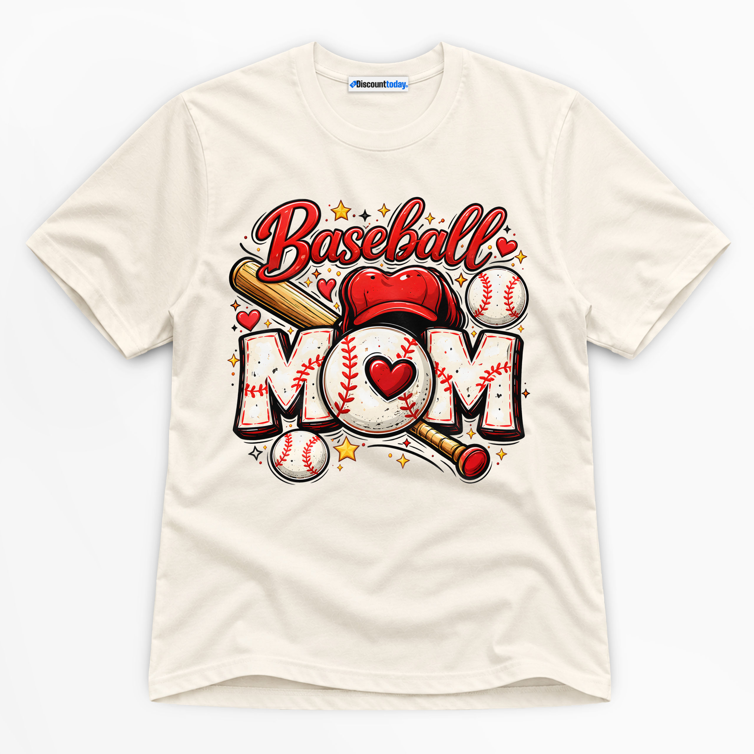 Baseball Mom Premium Graphic T-Shirt - Mom catona-1151-v2