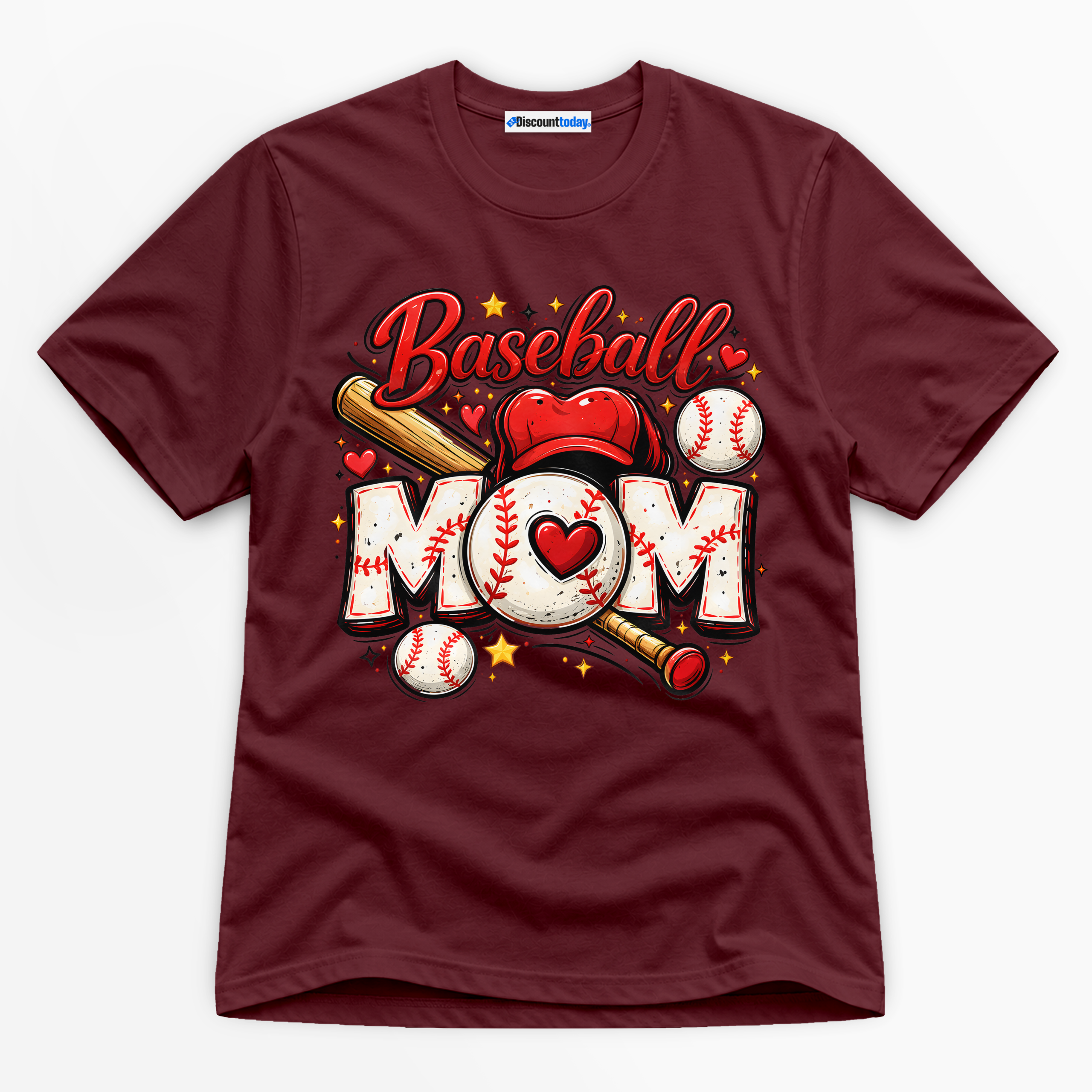Baseball Mom Premium Graphic T-Shirt - Mom catona-1151-v6