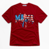 Mama American Flag Premium Graphic T-Shirt - Mom
