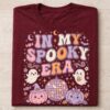 In My Spooky Era T-Shirt, Cute Halloween Shirt, Retro Ghost Pumpkin Tee, Disco Pumpkin Graphic, Kawaii Halloween Gift