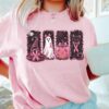 Breast Cancer Awareness Shirt, Pink Witch Hat Halloween Breast Cancer Support Squad T-Shirt
